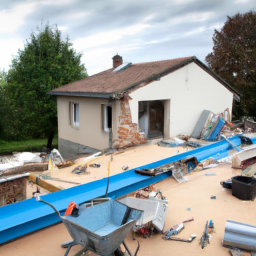 Extension de maison avec véranda-salle à manger Bailleul